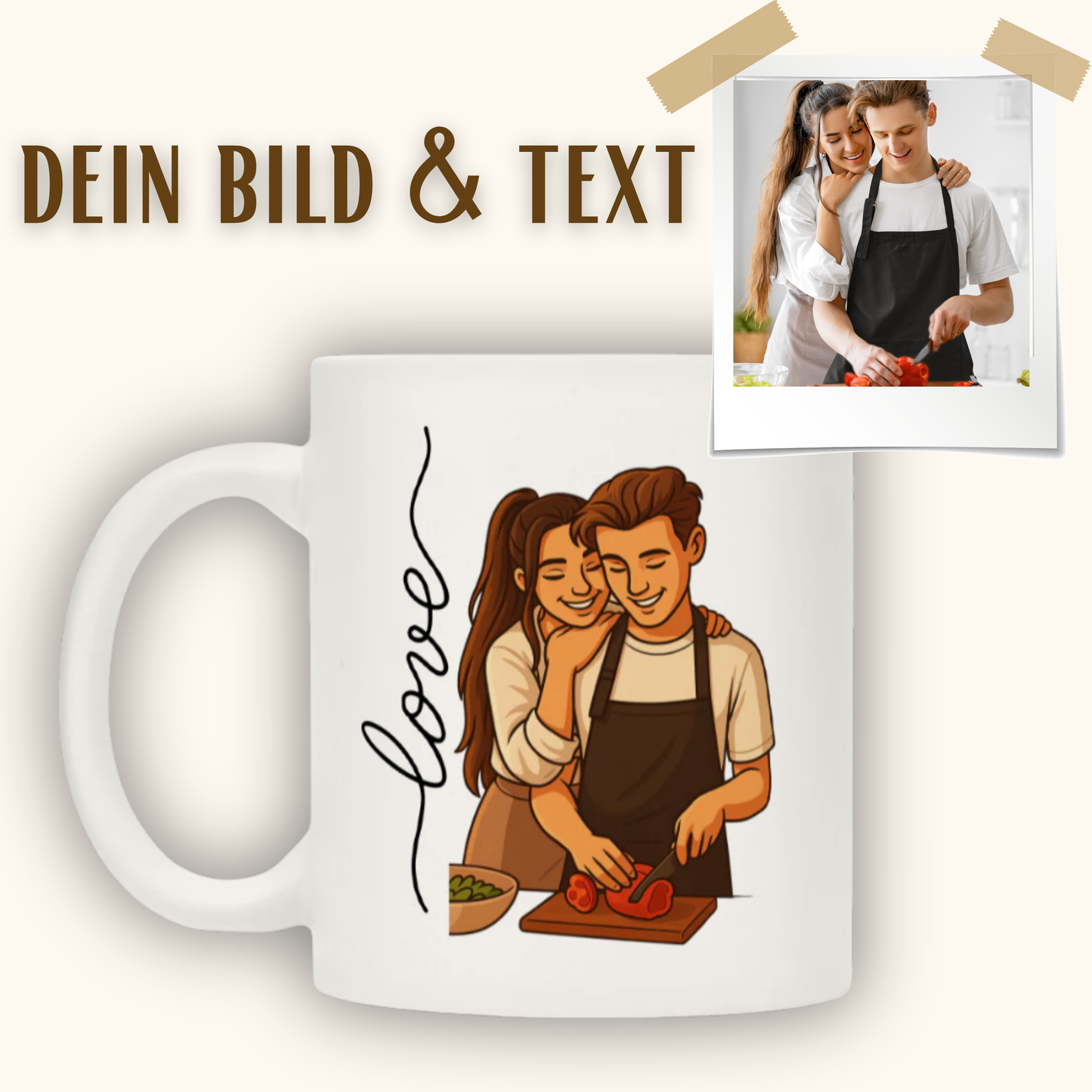 Personalisierte Tasse